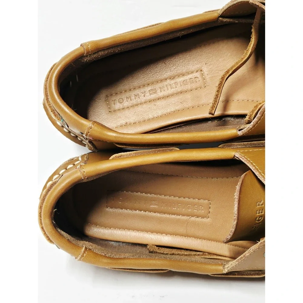 Tommy Hilfiger Men's Bowman Boat Shoes / Loafers 8 Leather Upper